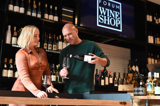 Forum Wine Shop owners Holly and Michael Winter. (Melissa Sweredoski/Courtesy)