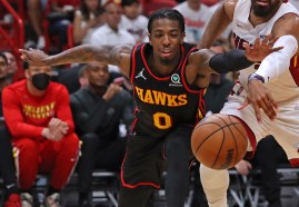 Delon Wright once tried to beat the Miami Heat in the NBA playoffs. Now stands in their defense, after signing on from the buyout market.