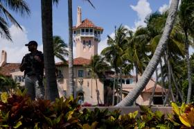 The Democratic National Committee is highlighting the first day of Florida's strict new abortion law by having a plane fly over former President Donald Trump's Mar-a-Lago club and residence in Palm Beach. The message: “Trump’s Plan: Ban Abortion, Punish Women.” (Evan Vucci/Associated Press)